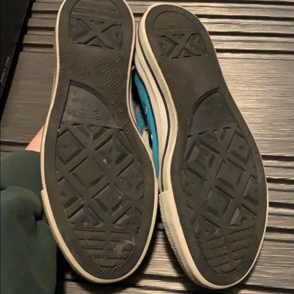 Blue Converse All-Stars - Picture 2 of 3